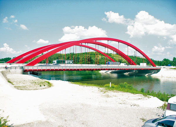 Neubau der Lechbrücke, Gersthofen