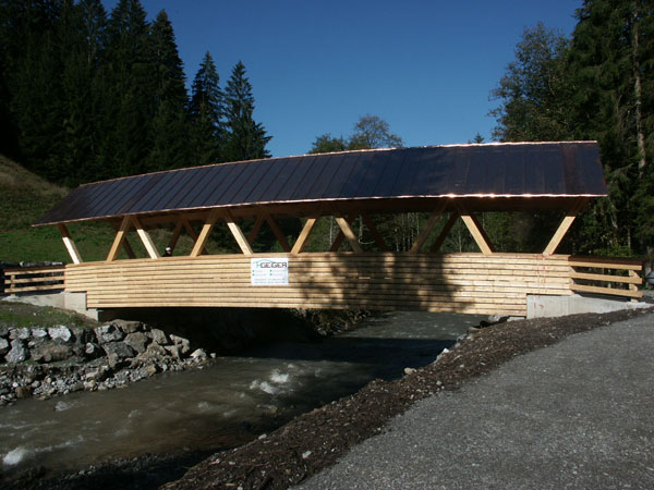 Neubau Brücke Unterer Renksteg, Oberstdorf