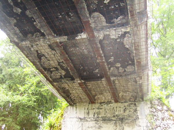 Straßenbrücke über die Bahnlinie Buchloe-Lindau, Bahn-km 126,128, Maria-Thann