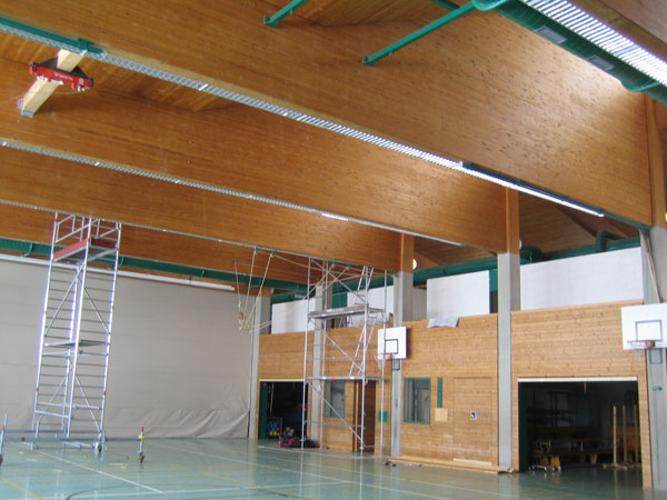 Bauwerksprüfung der Zweifach-Turnhalle, Wiggensbach