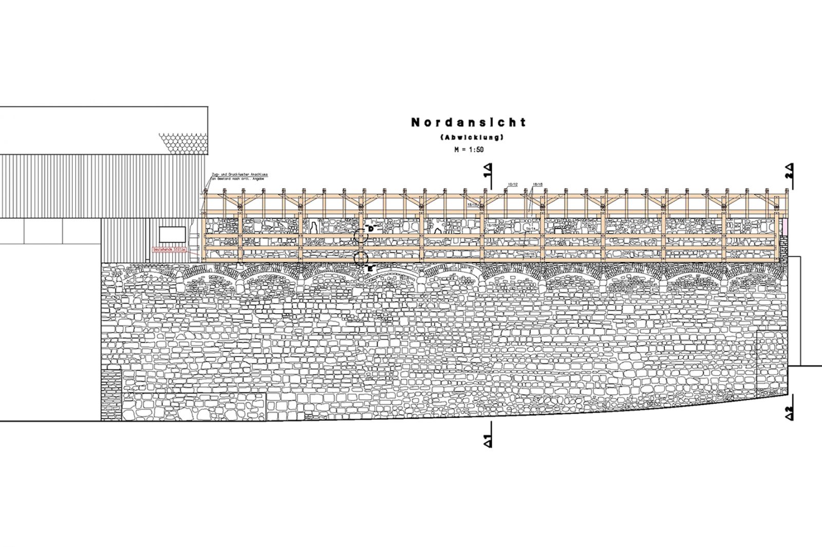 Stadtmauer am Parktheater