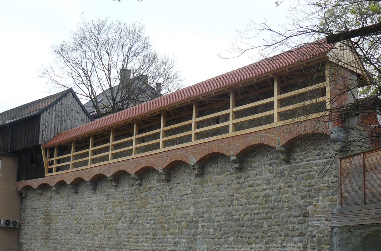 Stadtmauer am Parktheater