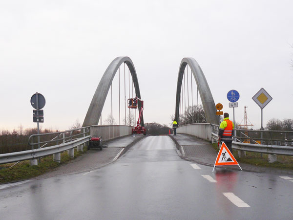 Instandsetzung der Gelmer-Brücke (Stabbogenbrücke)