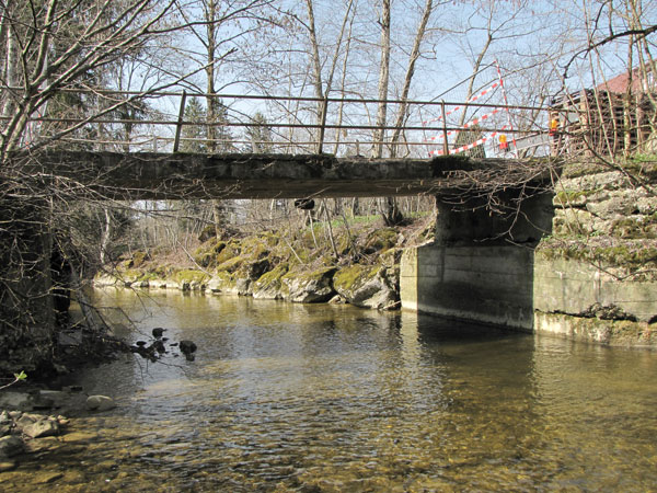 Straßenbrücke über die Leiblach bei Maurersreuthe