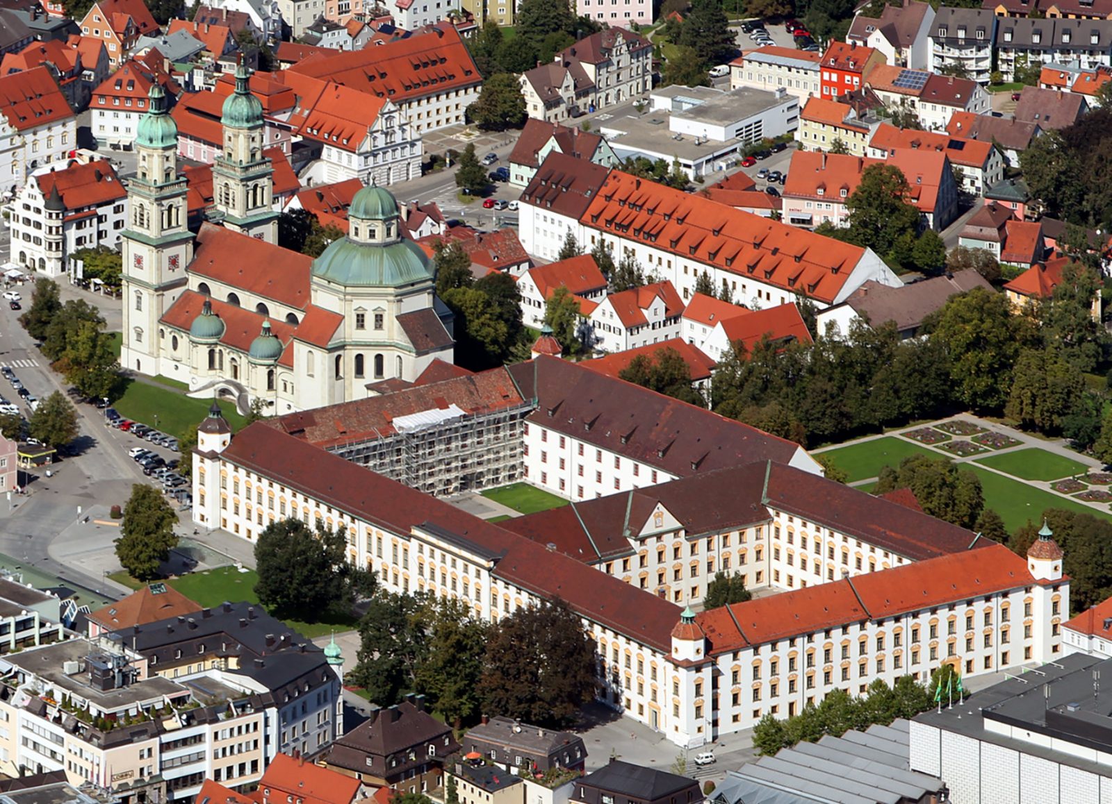 Residenz Kempten, Nord-, Ost- und Mittelflügel, Dachtragwerk