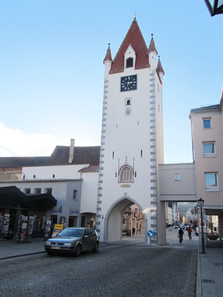 Oberes Tor (historischer Turm) in Mindelheim