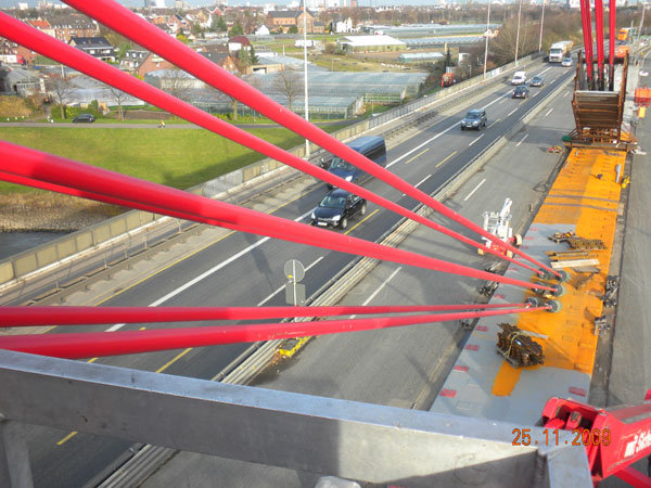 Rheinbrücke Düsseldorf-Flehe A 46