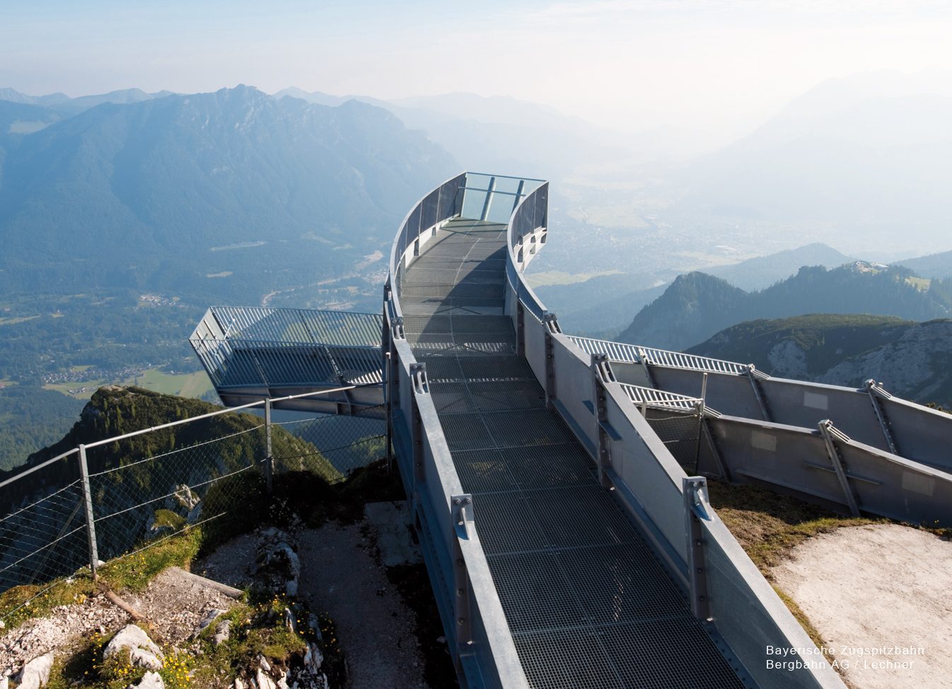 Alpspix, Errichtung einer Aussichtsplattform, Bergstation Alpspitzbahn