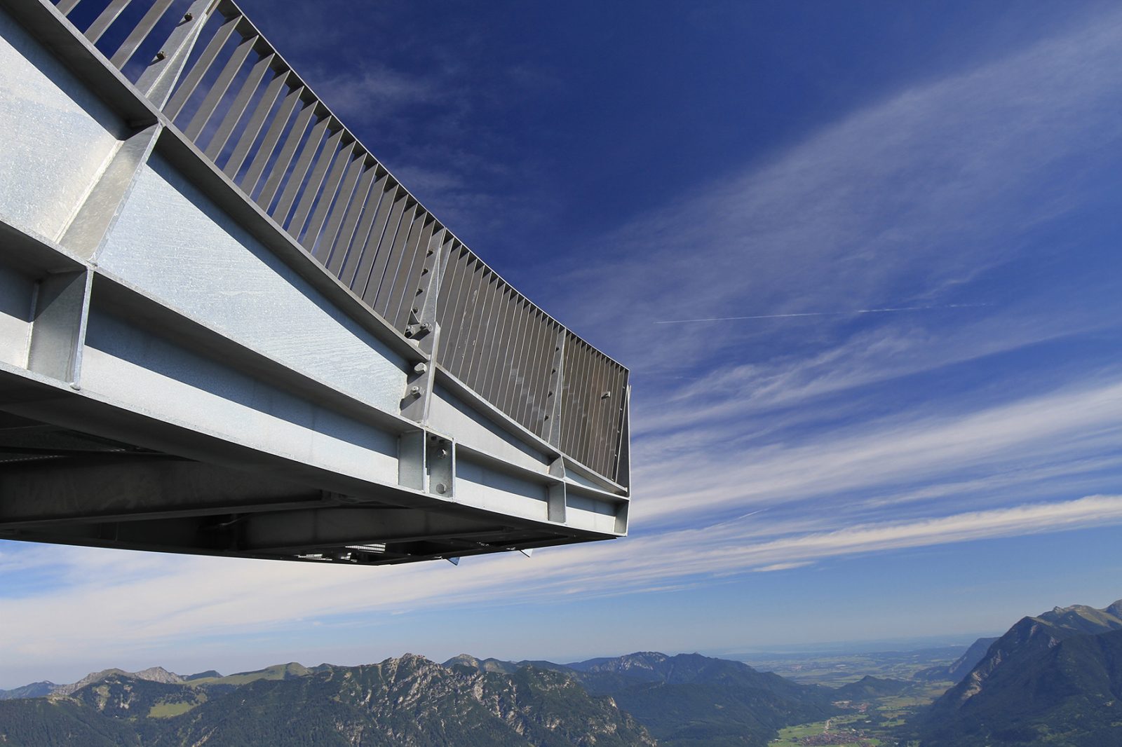 Alpspix, Errichtung einer Aussichtsplattform, Bergstation Alpspitzbahn