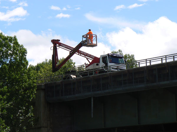 Sanierung der Talbrücke Bergen