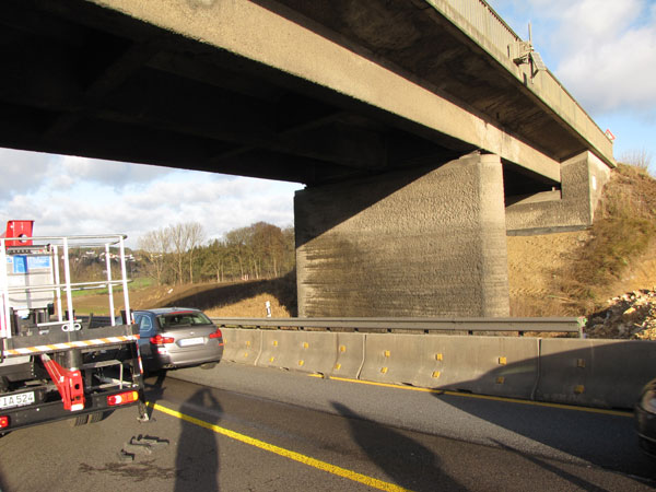 42 Brückenprüfungen im Zuge der BAB A8