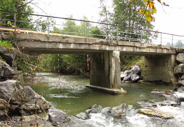 Erneuerung der Brücke über die Rothach bei Eyenbach