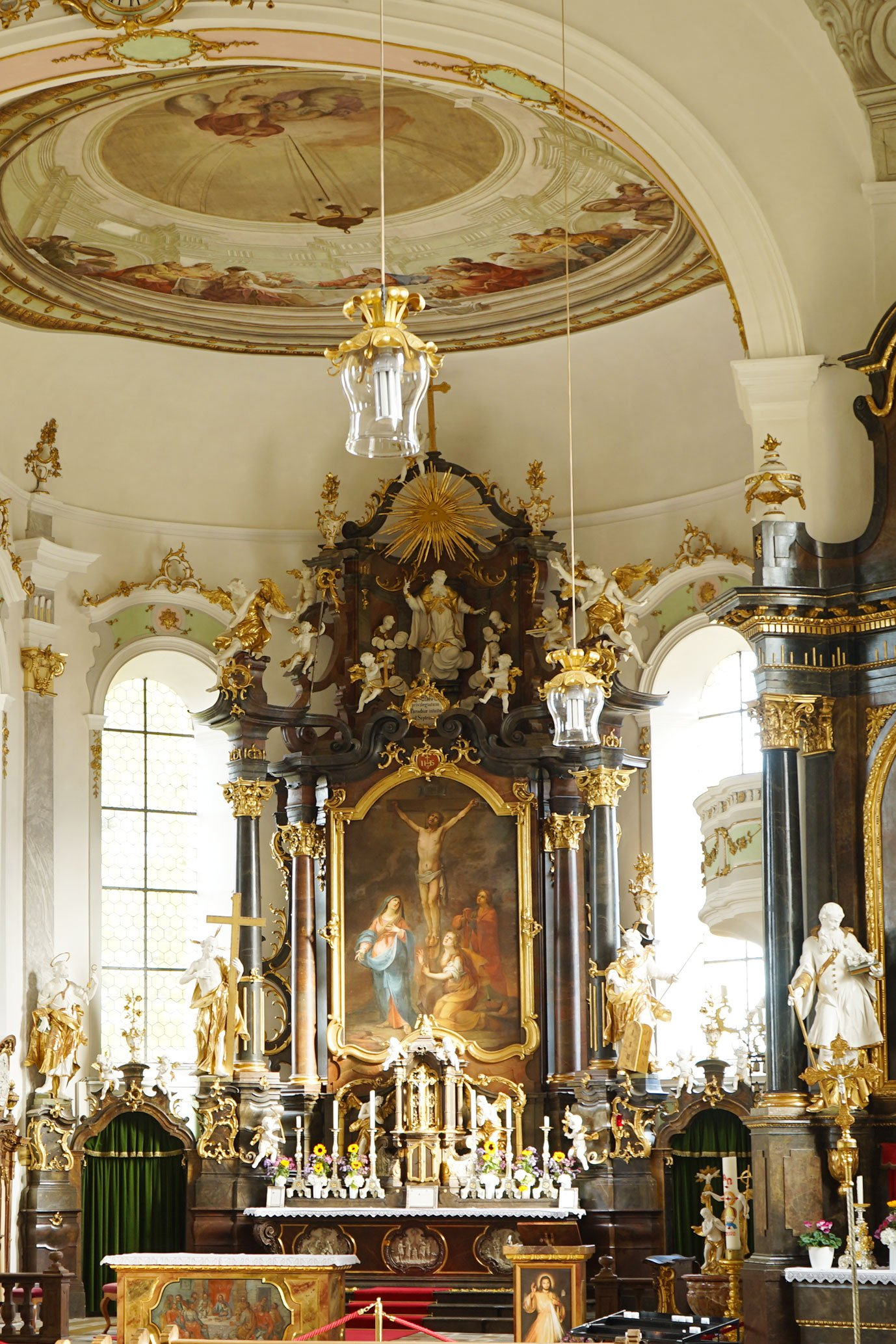 Kath. Pfarrkirche St. Nikolaus in Pfronten - Turm und alte Sakristei