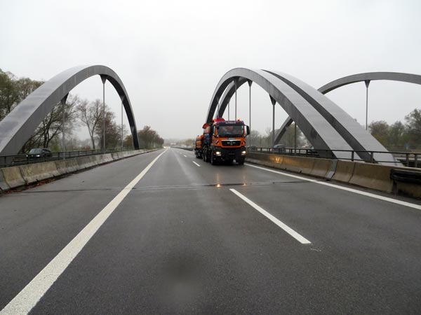 Brücke A 96 über die Amper, BW 140-1 - Verkehrsbeanspruchung