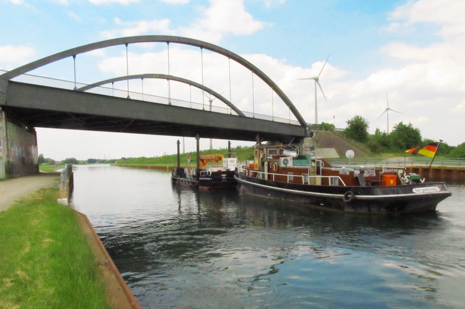 Drucksbrücke in Dortmund, Dauermessung