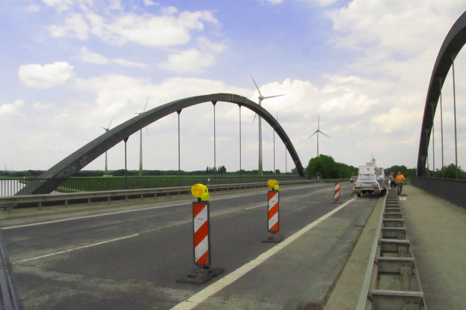 Drucksbrücke in Dortmund, Dauermessung