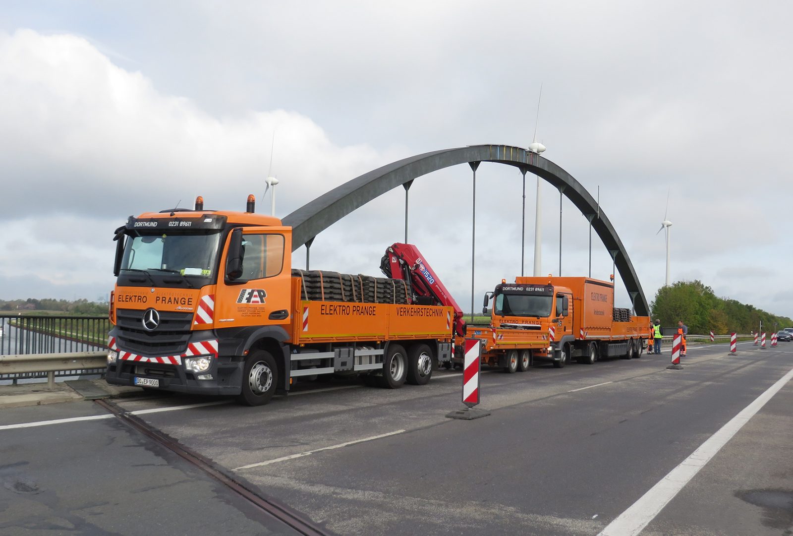 Drucksbrücke in Dortmund, Dauermessung