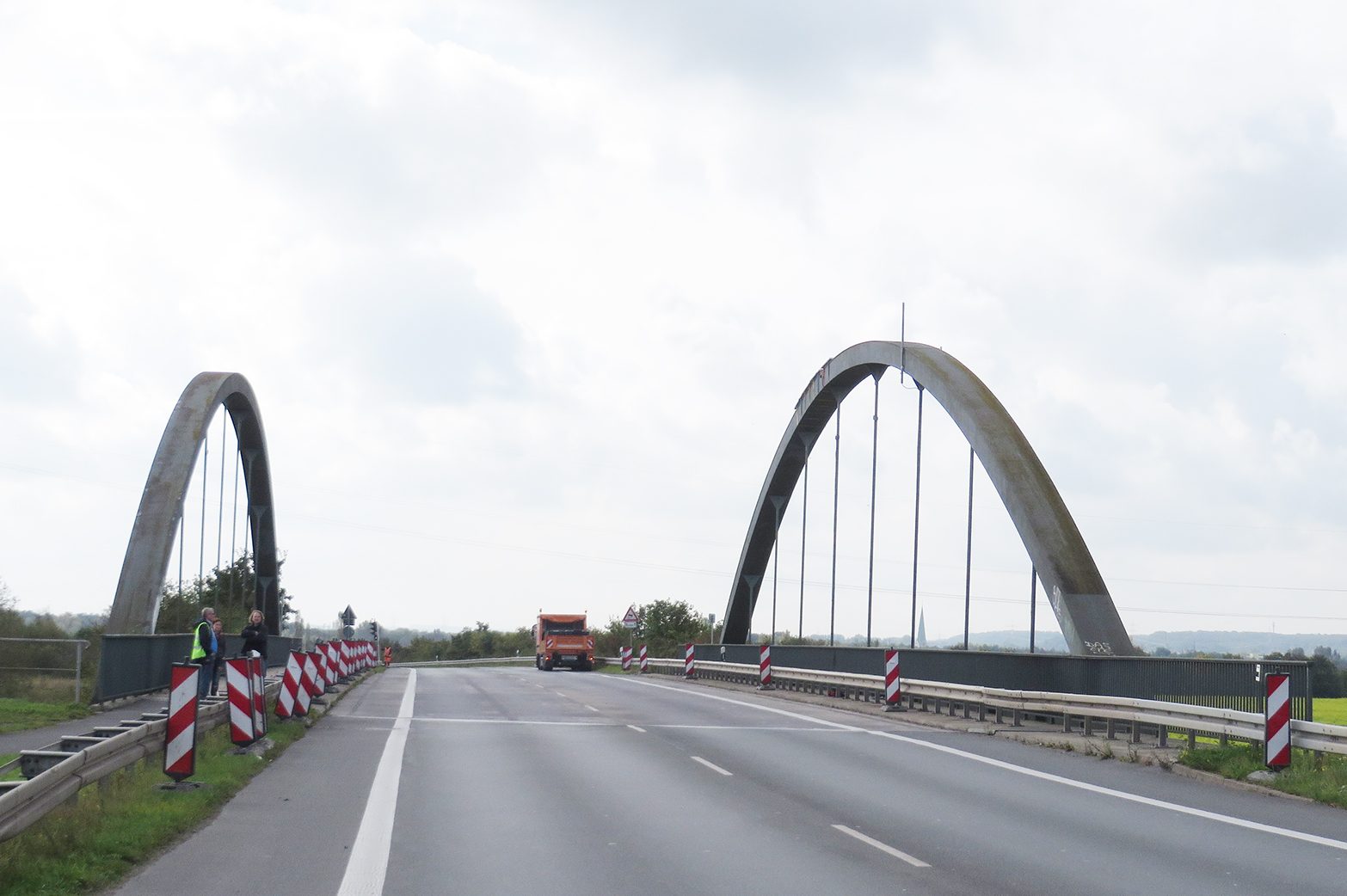 Drucksbrücke in Dortmund, Dauermessung