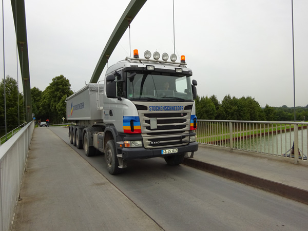 Gelmer-Brücke - Messungen an den Seilhängern