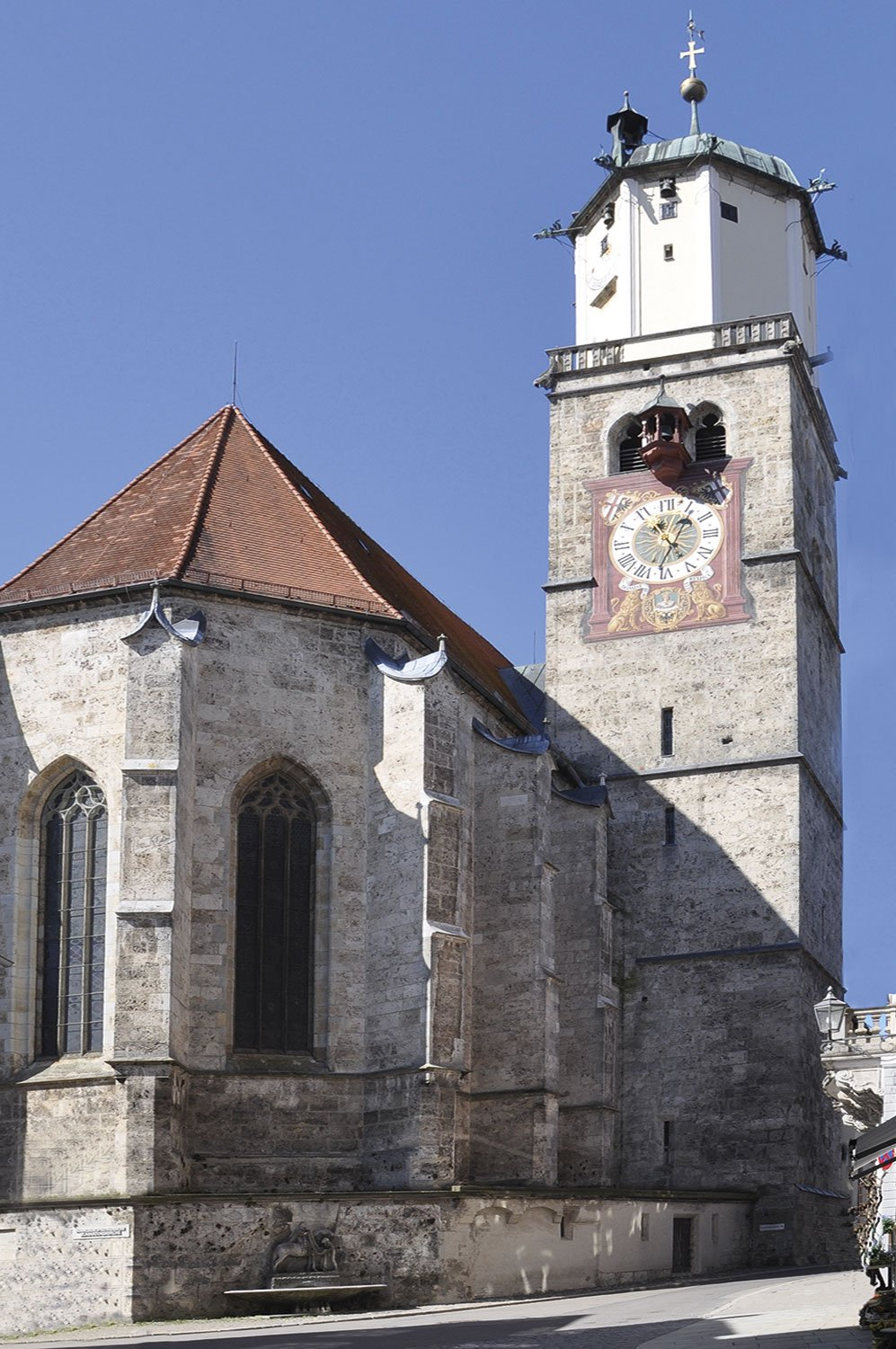 Evang.-Luth. Pfarrkirche St. Martin in Memmingen - Turmkreuz