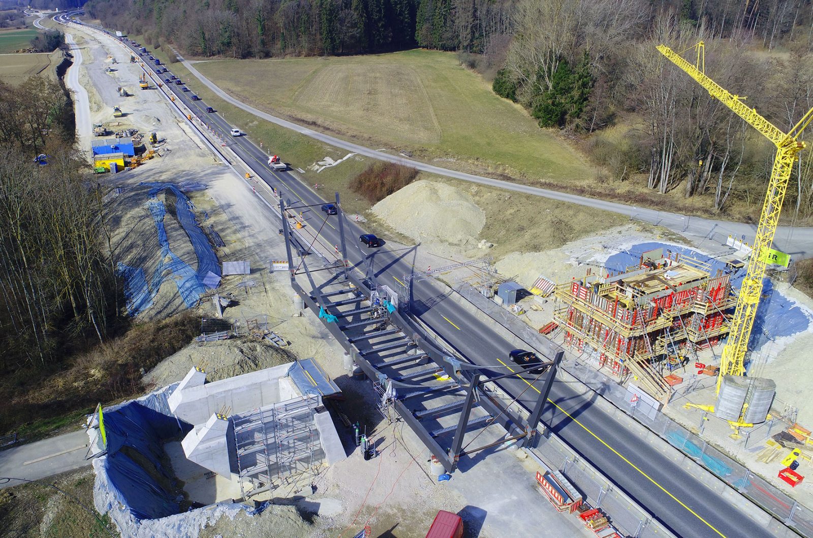 Neubau BW14 Nägelriedbrücke, im Zuge der B 33