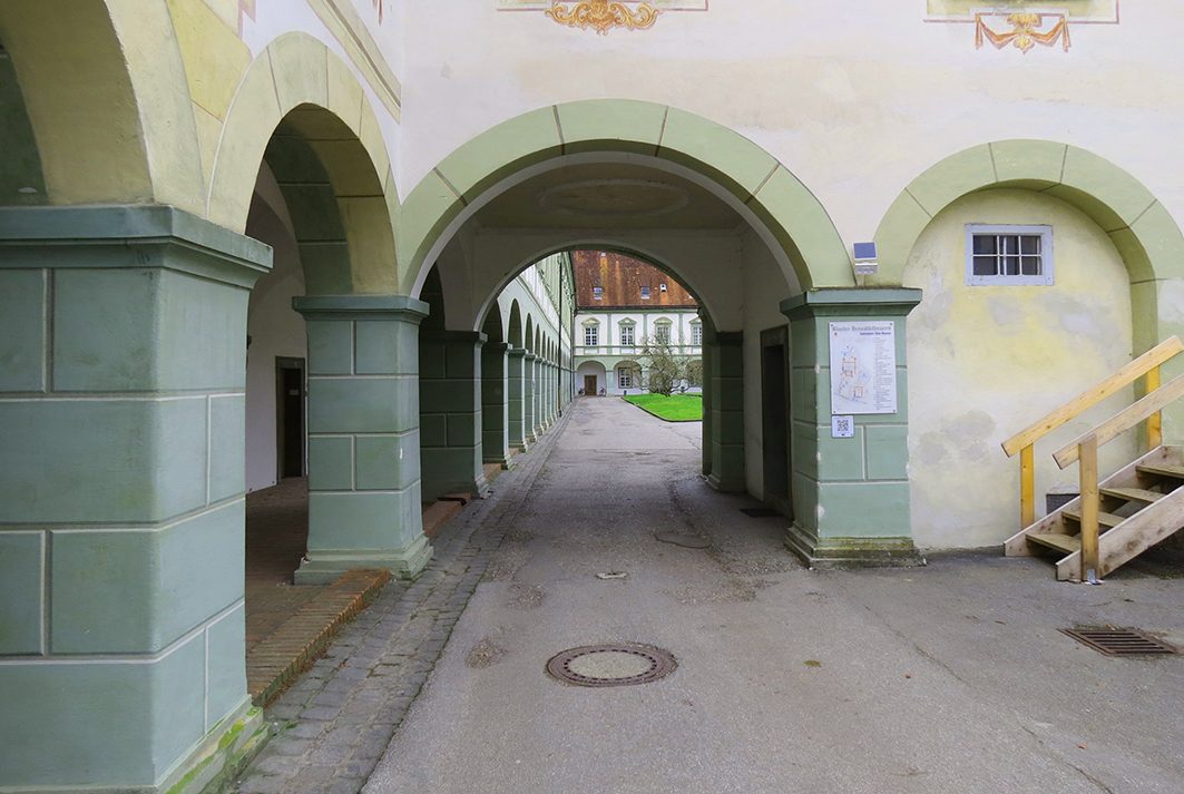 Kloster Benediktbeuern, Südarkadentrakt, Werkstattzeichnungen Abstützkonstruktionen